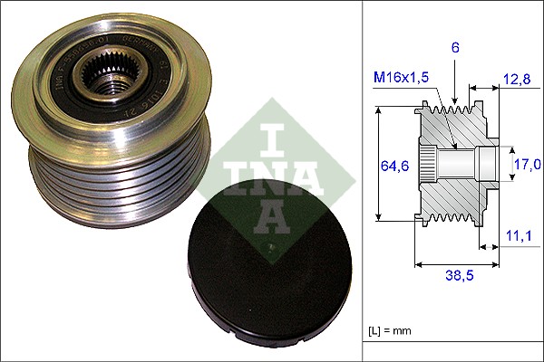 Alternator Freewheel Clutch - 535 0201 10 Schaeffler INA
