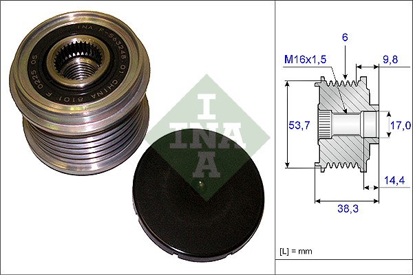 Generatorfreilauf - 535 0203 10 Schaeffler INA