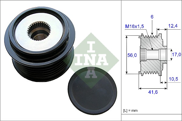 Механизм свободного хода генератора - 535 0210 10 Schaeffler INA