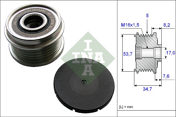 Alternator Freewheel Clutch - 535 0211 10 Schaeffler INA