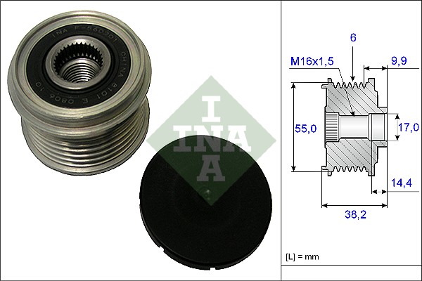Alternator Freewheel Clutch - 535 0216 10 Schaeffler INA