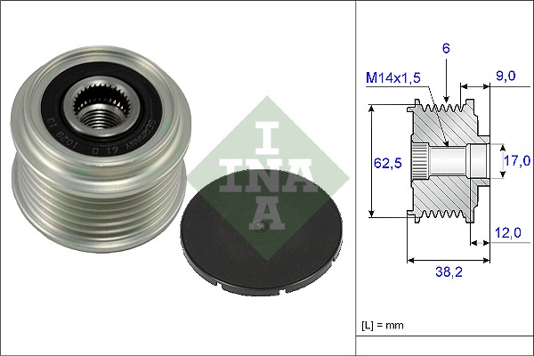 Alternator Freewheel Clutch - 535 0219 10 Schaeffler INA