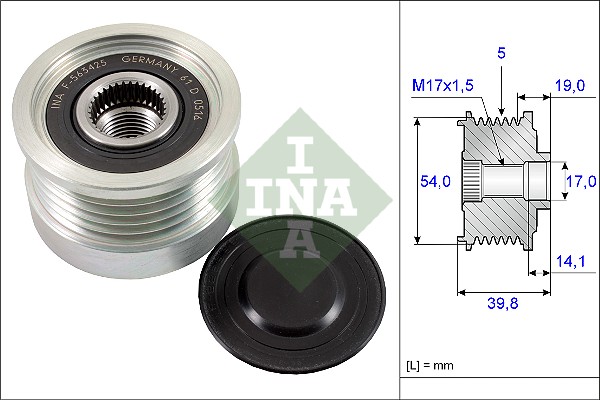 Alternator Freewheel Clutch - 535 0221 10 Schaeffler INA