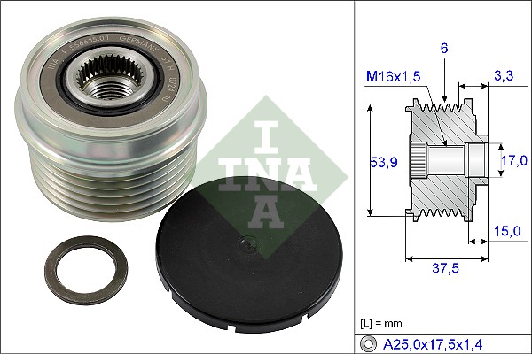 Alternator Freewheel Clutch - 535 0223 10 Schaeffler INA