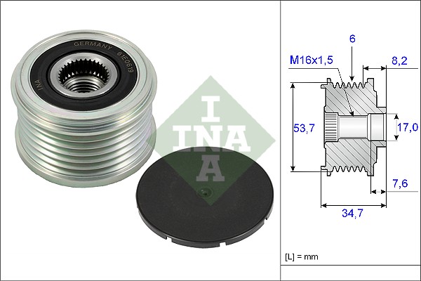 Dispositivo ruota libera alternatore - 535 0224 10 Schaeffler INA