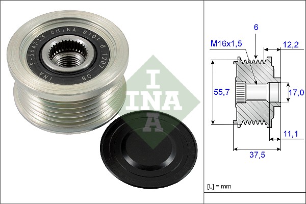Alternator Freewheel Clutch - 535 0226 10 Schaeffler INA
