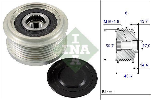 Механизм свободного хода генератора - 535 0228 10 Schaeffler INA