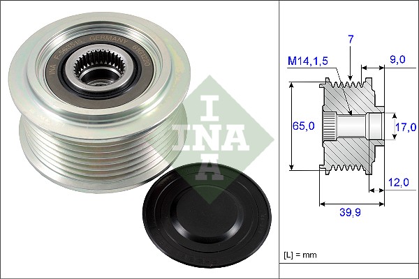 Dispositivo ruota libera alternatore - 535 0229 10 Schaeffler INA