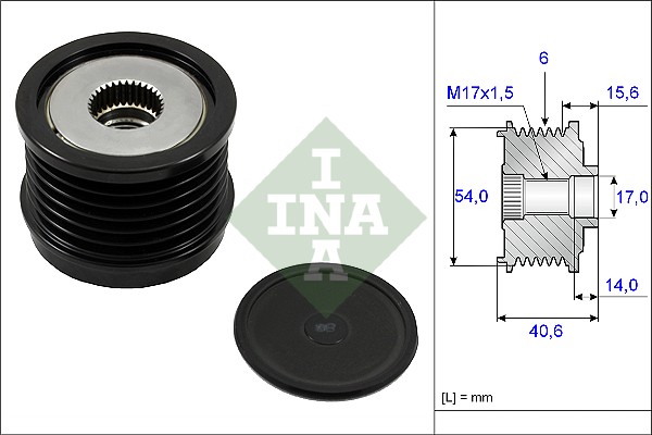 Alternator Freewheel Clutch - 535 0230 10 Schaeffler INA