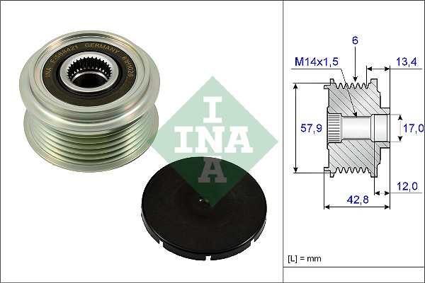 Dispositivo ruota libera alternatore - 535 0240 10 Schaeffler INA