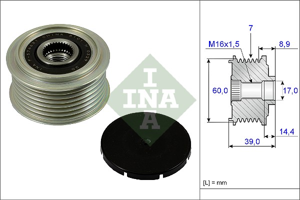 Alternator Freewheel Clutch - 535 0245 10 Schaeffler INA