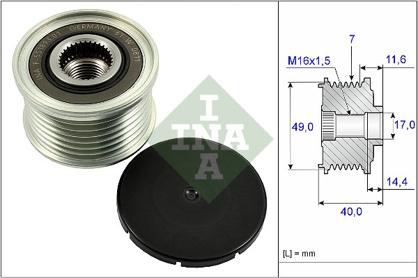 Alternator Freewheel Clutch - 535 0254 10 Schaeffler INA