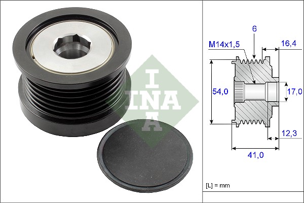 Alternator Freewheel Clutch - 535 0259 10 Schaeffler INA
