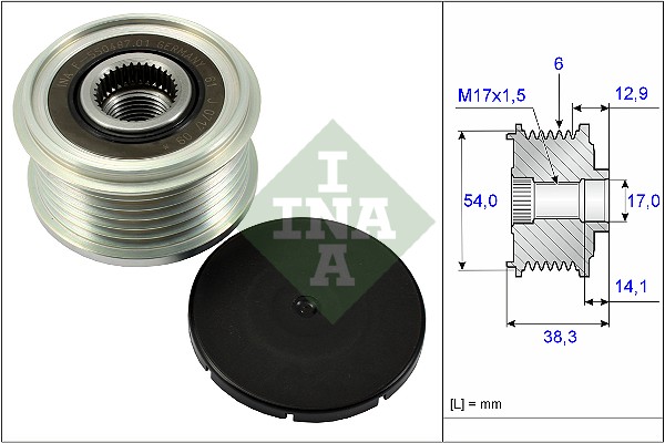 Dispositivo ruota libera alternatore - 535 0264 10 Schaeffler INA