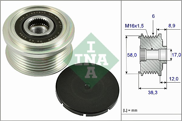 Alternator Freewheel Clutch - 535 0266 10 Schaeffler INA