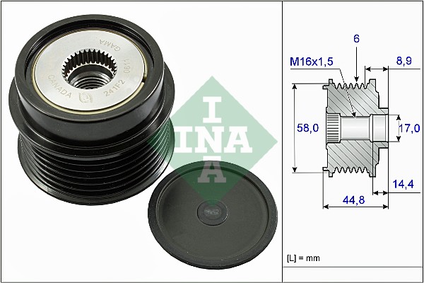 Alternator Freewheel Clutch - 535 0271 10 Schaeffler INA
