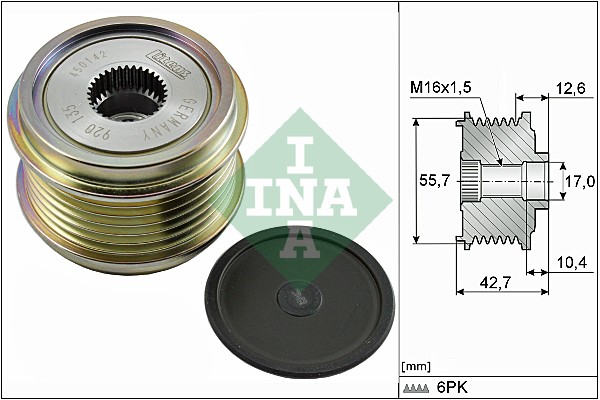 Dispositivo ruota libera alternatore - 535 0276 10 Schaeffler INA