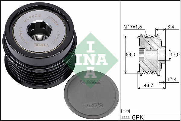 Dispositivo ruota libera alternatore - 535 0281 10 Schaeffler INA