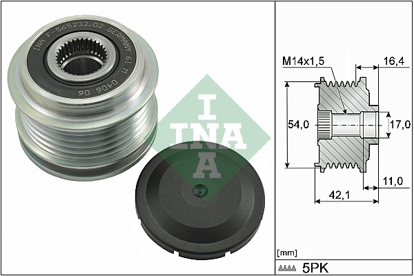 Alternator Freewheel Clutch - 535 0286 10 Schaeffler INA