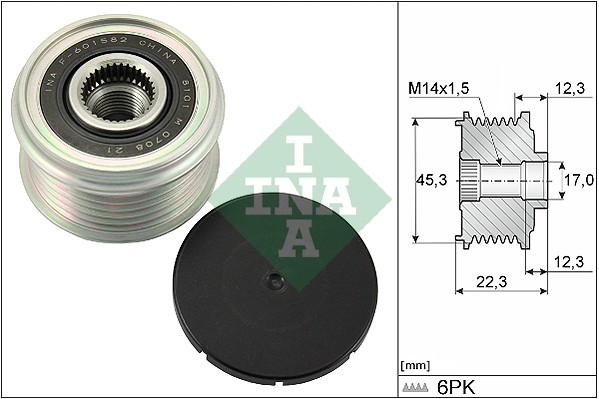 Dispositivo ruota libera alternatore - 535 0291 10 Schaeffler INA