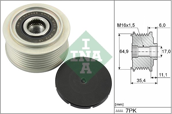 Alternator Freewheel Clutch - 535 0294 10 Schaeffler INA