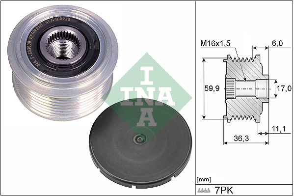 Dispositivo ruota libera alternatore - 535 0309 10 Schaeffler INA