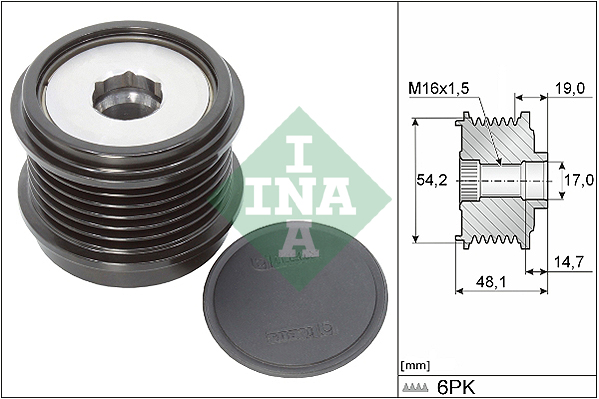 Alternator Freewheel Clutch - 535 0310 10 Schaeffler INA