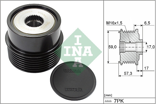 Механизм свободного хода генератора - 535 0314 10 Schaeffler INA