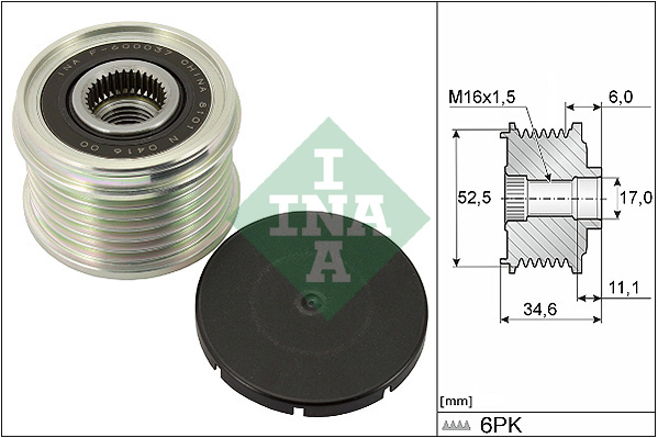 Alternator Freewheel Clutch - 535 0315 10 Schaeffler INA