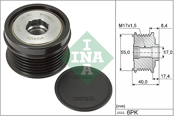 Dispositivo ruota libera alternatore - 535 0316 10 Schaeffler INA