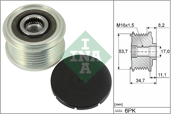 Alternator Freewheel Clutch - 535 0327 10 Schaeffler INA