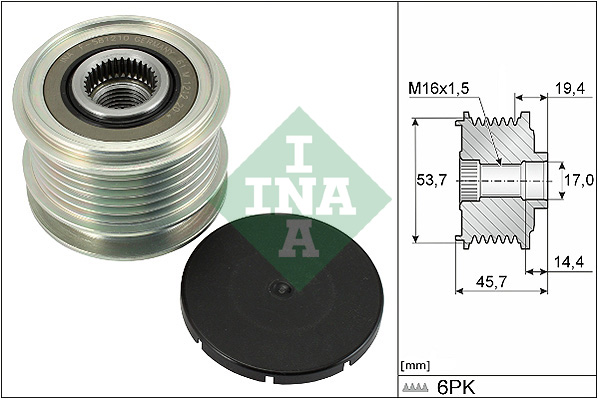 Alternator Freewheel Clutch - 535 0328 10 Schaeffler INA