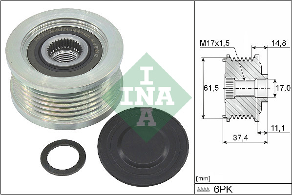 Dispositivo ruota libera alternatore - 535 0348 10 Schaeffler INA