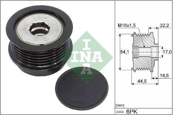 Dispositivo ruota libera alternatore - 535 0352 10 Schaeffler INA