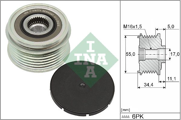 Dispositivo ruota libera alternatore - 535 0357 10 Schaeffler INA
