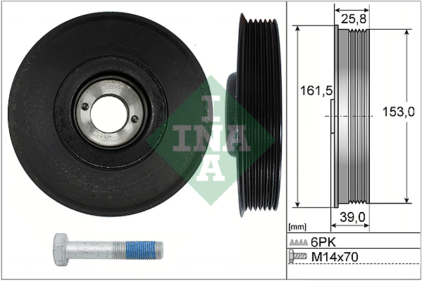 alkūninio veleno skriemulių rinkinys - 544 0039 20 Schaeffler INA