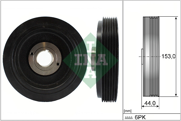 Belt Pulley, crankshaft - 544 0042 10 Schaeffler INA