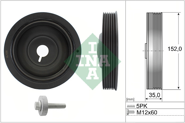Kit pulegge, Albero motore/a gomito - 544 0054 20 Schaeffler INA