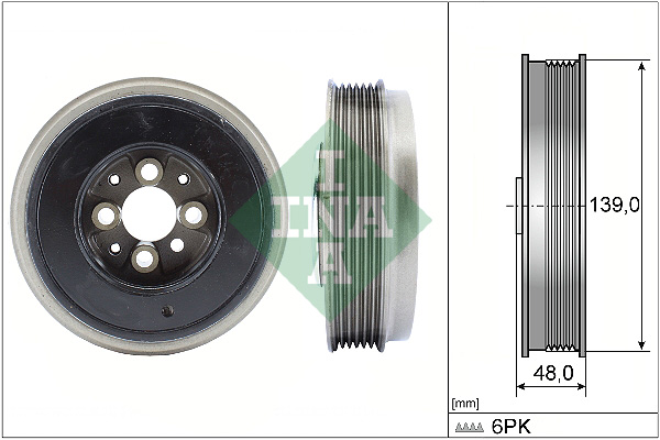 Puleggia cinghia, Albero a gomiti - 544 0065 10 Schaeffler INA