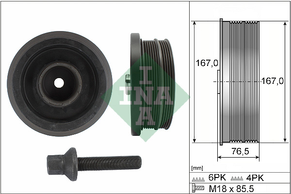 alkūninio veleno skriemulių rinkinys - 544 0082 20 Schaeffler INA