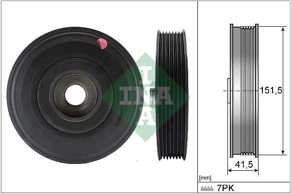 Belt Pulley, crankshaft - 544 0088 10 Schaeffler INA