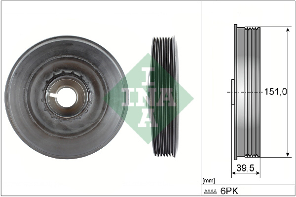 Puleggia cinghia, Albero a gomiti - 544 0090 10 Schaeffler INA