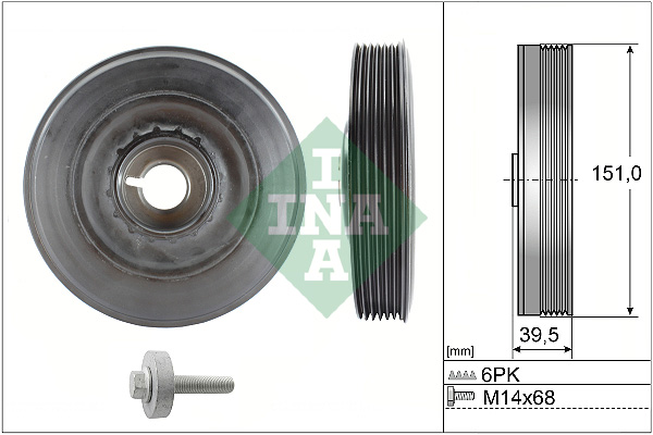 Kit pulegge, Albero motore/a gomito - 544 0090 20 Schaeffler INA