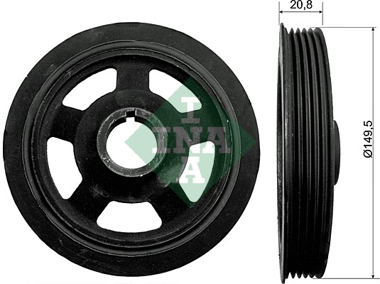 Belt Pulley, crankshaft - 544 0092 10 Schaeffler INA