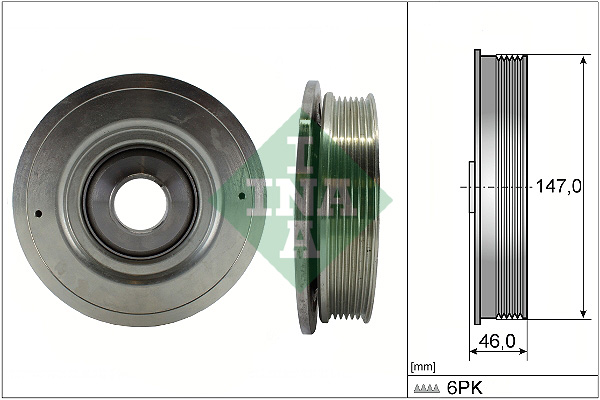 Belt Pulley, crankshaft - 544 0094 10 Schaeffler INA