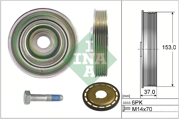 Kit pulegge, Albero motore/a gomito - 544 0097 21 Schaeffler INA