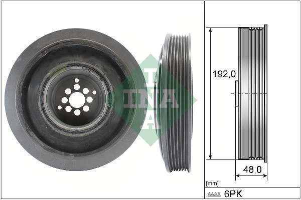 Belt Pulley, crankshaft - 544 0102 10 Schaeffler INA