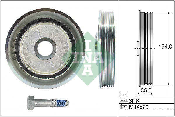 Kit pulegge, Albero motore/a gomito - 544 0112 20 Schaeffler INA