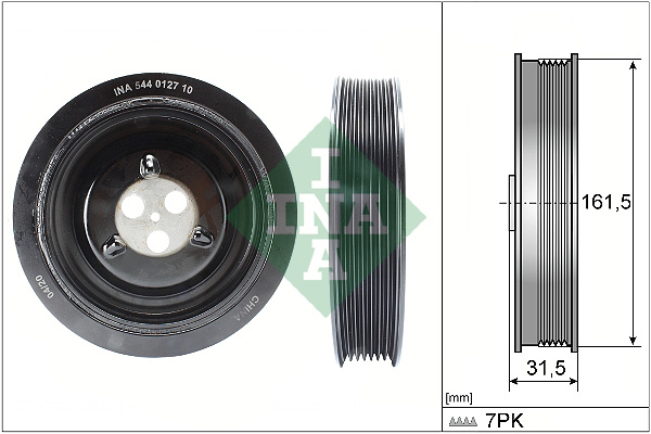 Belt Pulley, crankshaft - 544 0127 10 Schaeffler INA
