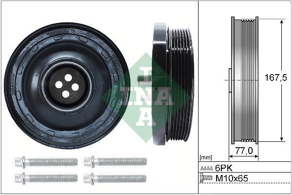 Kit pulegge, Albero motore/a gomito - 544 0137 20 Schaeffler INA